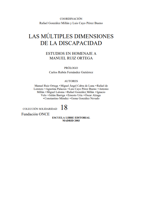 Portada del capítulo Mujer Discapacidad y Empleo